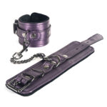 Spartacus Galaxy Legend Faux Leather Ankle Restraints Purple — Power Play Studio - Power Play Studio, LLC