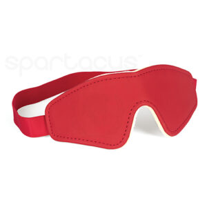 Spartacus PU Blindfold w/Plush Lining - Red — Power Play Studio