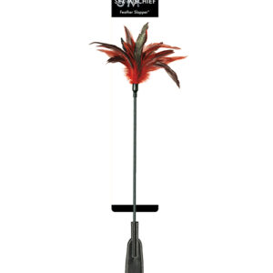 Sex & Mischief Feather Slapper - Red/Black Feathers — Power Play Studio