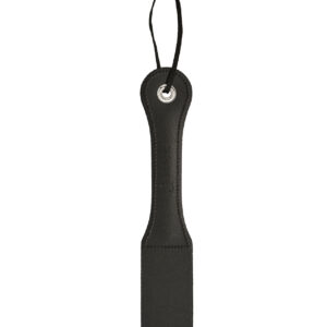 Sportsheets 12" Leather Slut Impression Paddle — Leather Paddles — Power Play Studio