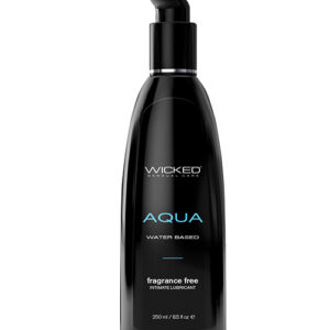 Wicked Sensual Care Aqua Waterbased Lubricant - 8.5 oz Fragrance Free — Power Play Studio