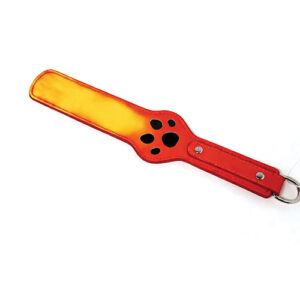 Heat Tease Paw Paddle - Red/Yellow — Power Play Studio