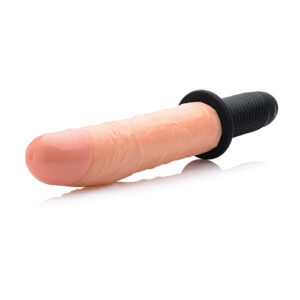 Master Series Onslaught 13 Mode XL Vibrating Dildo Thruster - Light — Power Play Studio