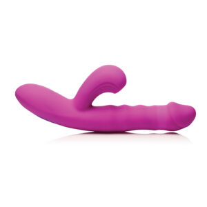 Bang! Thrusting & Sucking Rabbit Vibrator - Purple — Power Play Studio