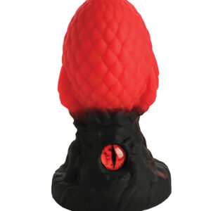 Creature Cocks Eye of the Dragon Silicone Butt Plug - Red — Power Play Studio