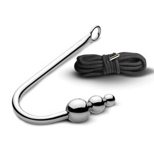 Master Series Roped Beaded Anal Hook w/Rope — Power Play Studio