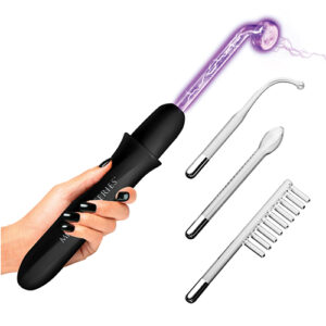 Master Series Elektrawand Rechargeable Violet Wand w/Attachments - Black — Power Play Studio