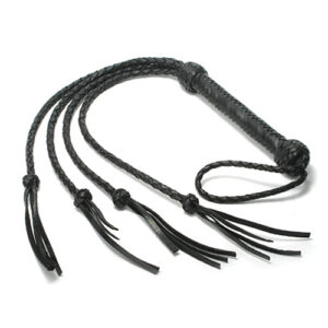 Strict Leather Four Lash Whip — Power Play Studio