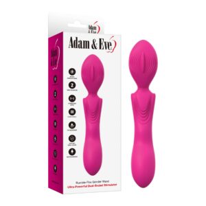 Adam & Eve Rumble-Flex Grinder Wand Ultra-Powerful Dual-Ended Stimulator — Power Play Studio