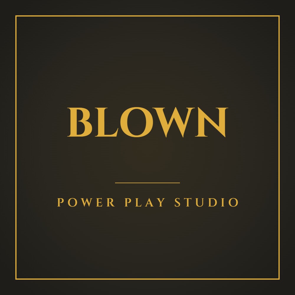 Blown brand plate