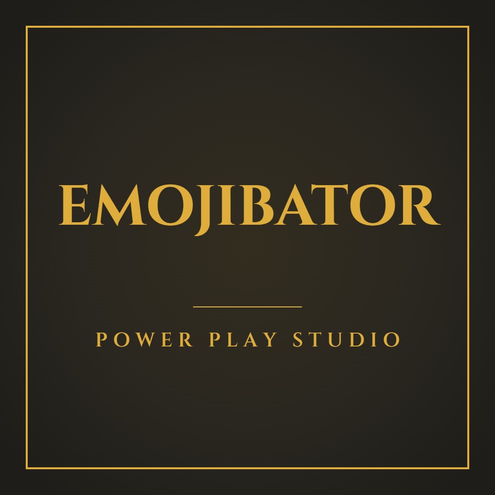 Emojibator brand plate