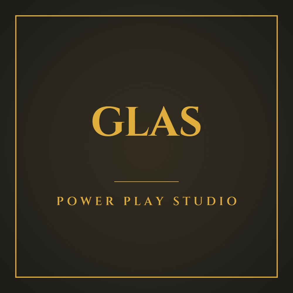 Glas brand plate