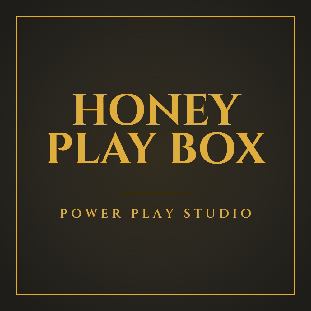 Honey Play Box brand plate