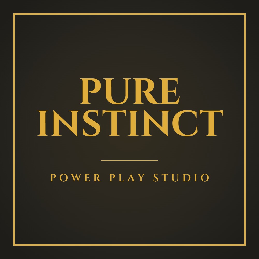 Pure Instinct brand plate