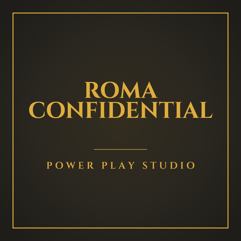 Roma Confidential brand plate