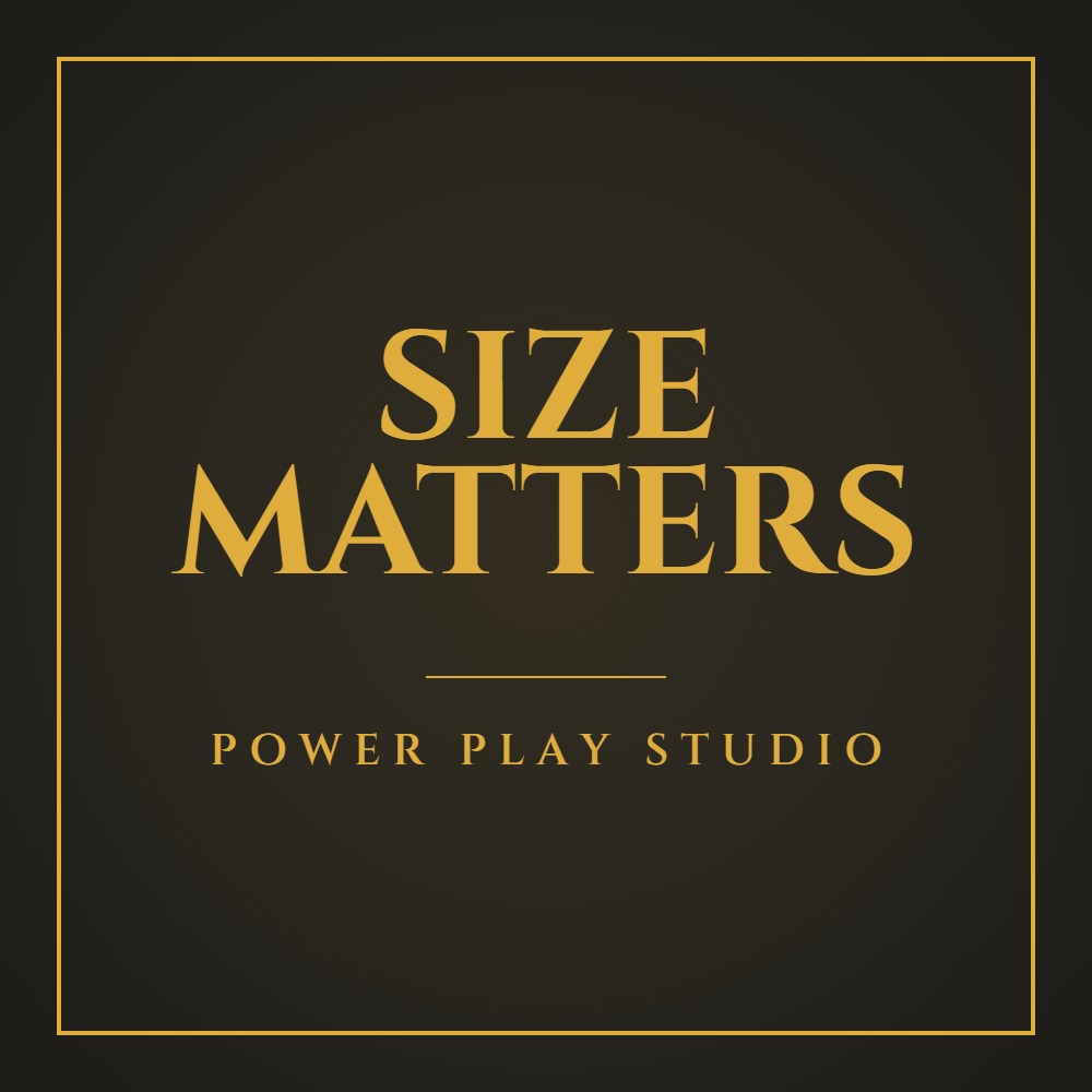 Size Matters brand plate
