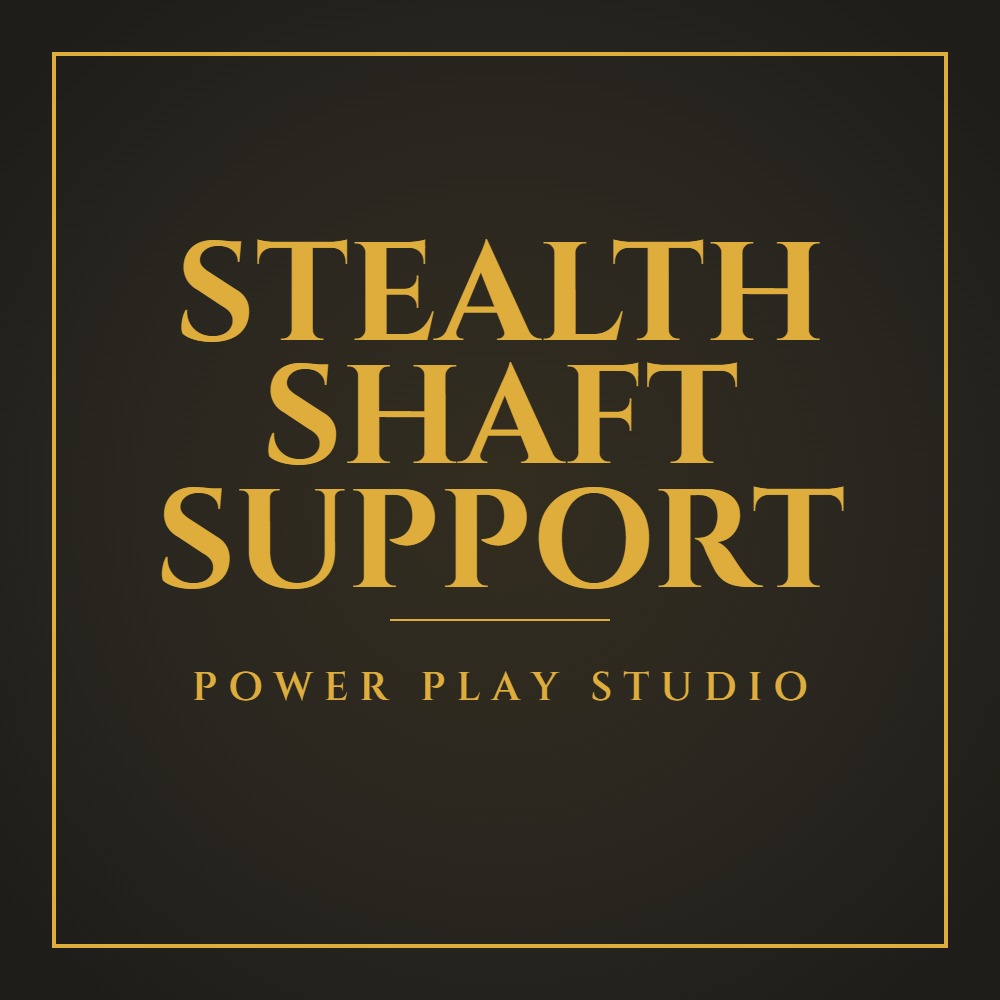 Stealth Shaft Support brand plate
