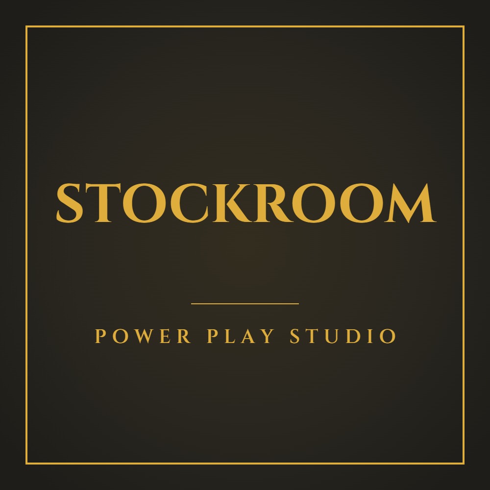 Stockroom brand plate