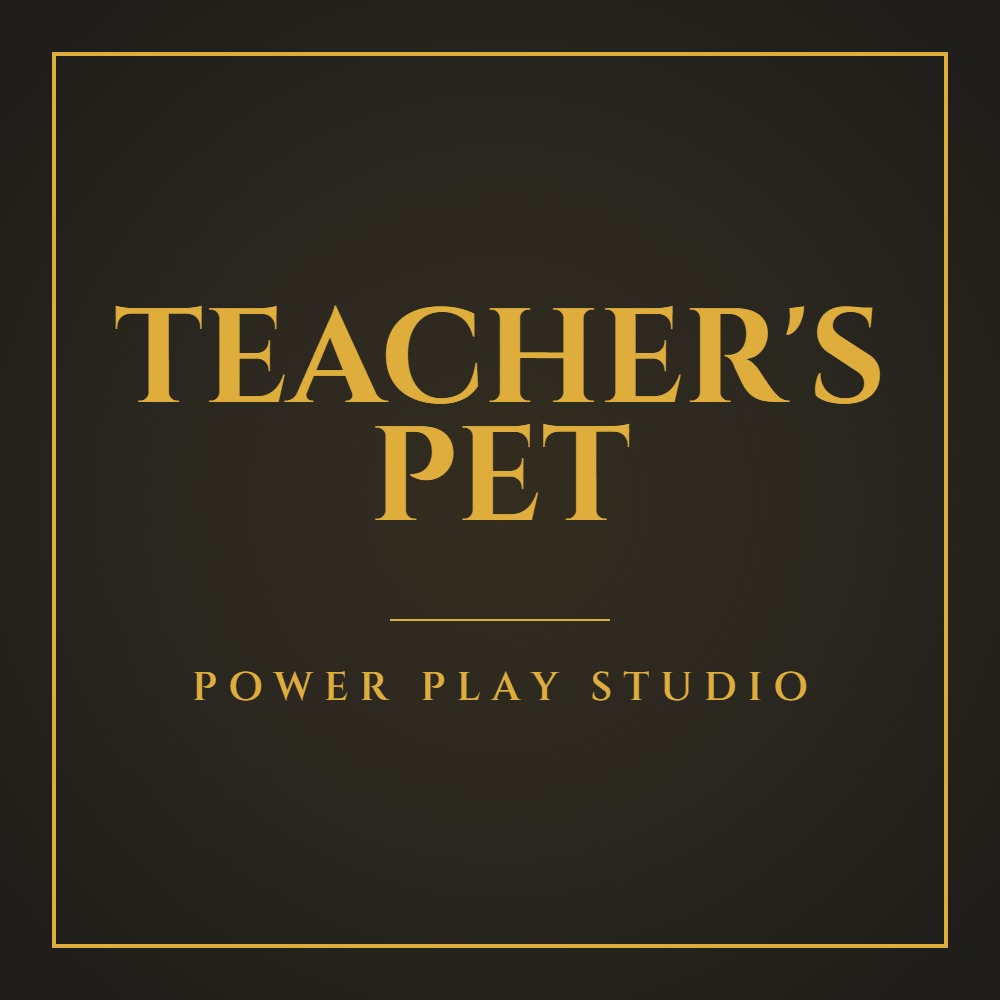 Teacher's Pet brand plate