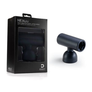 Doxy 3 Silicone Masturbator Wand Attachment Navy — Power Play Studio