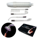 KinkLab Neon Wand Electrosex Kit ( White handle/Purple Elec) — Power Play Studio