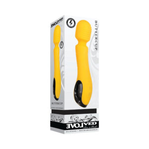 Evolved Buttercup Rechargeable Silicone Wand Vibrator Yellow — Power Play Studio