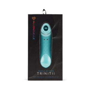 Nu Sensuelle Trinitii 3-in-1 Suction Tongue Vibe Electric Blue — Power Play Studio