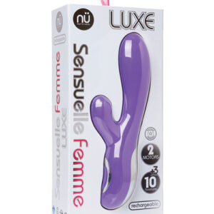 Nu Sensuelle Femme Luxe 10 Fun Rabbit Massager - Purple — Power Play Studio