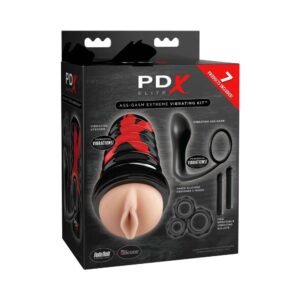 PDX Elite Ass-Gasm Extreme Vibrating 7-Piece Kit — Power Play Studio