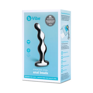b-Vibe Stainless Steel Anal Beads — Power Play Studio