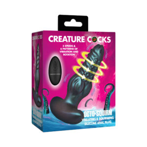 Creature Cocks Octo-Squirm Vibrating & Squirming Silicone Anal Plug — Power Play Studio