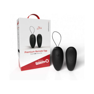 Screaming O Premium Remote Egg Black — Power Play Studio