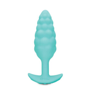 b-Vibe Bump Rechargeable Vibrating Silicone Textured Anal Plug Mint — Power Play Studio