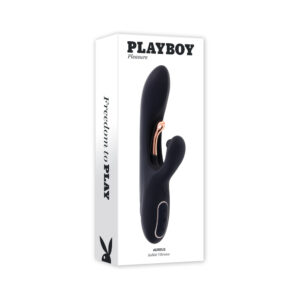 Playboy Aureus Rechargeable Silicone Rabbit Vibrator 2 AM — Power Play Studio