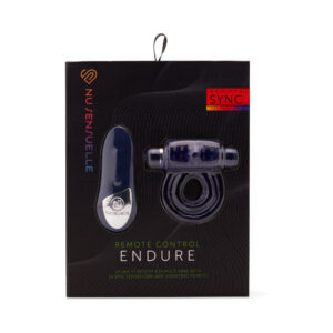 Nu Sensuelle Endure Remote Control Couple's Ring Blue — Power Play Studio
