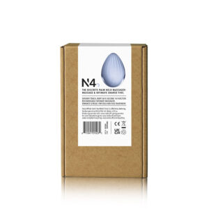 NIYA 4 palm-held massager in cornflower blue, front view