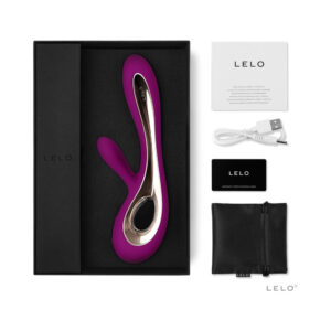 LELO SORAYA 2 Rechargeable Rabbit Vibrator Deep Rose — Power Play Studio