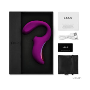 LELO ENIGMA Suction Dual Stimulator Deep Rose — Power Play Studio