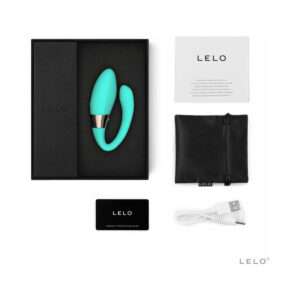 LELO TIANI HARMONY Rechargeable Dual Stimulation Couples Vibrator Aqua — Power Play Studio