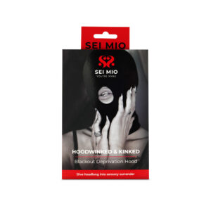SEI MIO Hoodwinked and Kinked Deprivation Hood with Blackout Panel — Power Play Studio