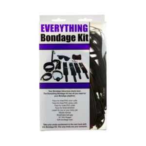Plesur Everything Bondage 12 Piece Kit - Black — Power Play Studio