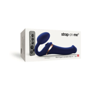 Strap On Me Multi Orgasm Bendable Strapless Strap On Medium - Night Blue — Power Play Studio