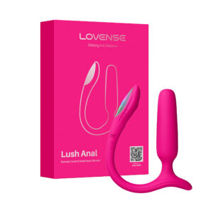 Lovense Lush Anal App-Controlled Butt Plug - Pink — Power Play Studio