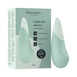 Womanizer Vibe Silent Stimulator - Sage — Power Play Studio