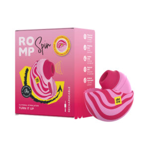ROMP SPIN Travel Rechargeable Clitoral Stimulator - Pink — Power Play Studio