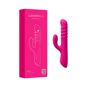 Lovense Velvo G-Spot & Clit Rabbit Vibrator - Pink — Power Play Studio