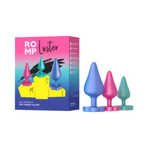 ROMP Luster Butt Plug Kit - Multi Color — Power Play Studio