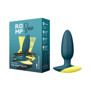 ROMP Bass Vibrating Anal Plug - Teal — Power Play Studio