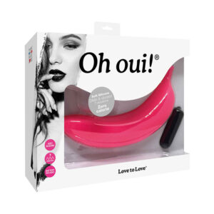 Love to Love Oh Oui Silicone Banana Vibrator Pink — Power Play Studio