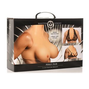 Master Series Perky Pair G Cup Silicone Breasts — Power Play Studio